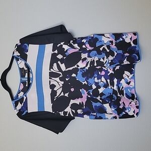 Worthington XL short sleeve floral top